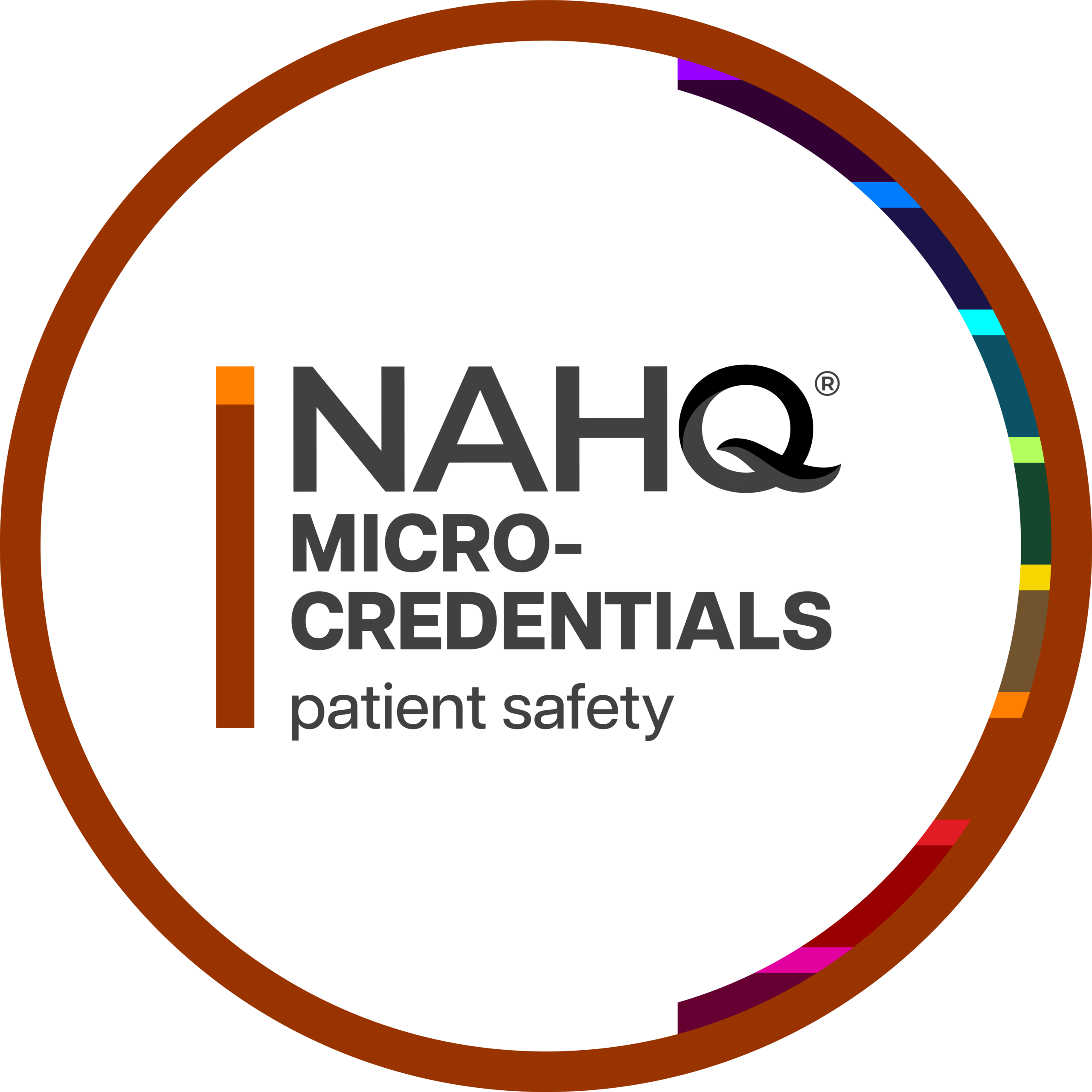 NAHQ micro-credentials badge in health data analytics